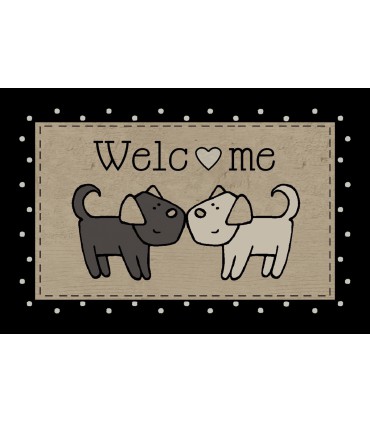 Tapis antipoussière imprimé