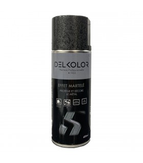 Peinture en aérosol effet martelé Delkolor 400 ml