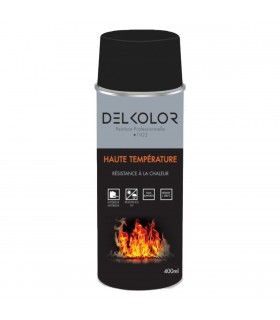 Delkolor Peinture haute température en aérosol 400 ml