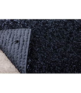 Gazon synthétique coloré noir 24 mm
