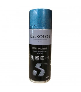 Peinture en aérosol effet martelé Delkolor 400 ml