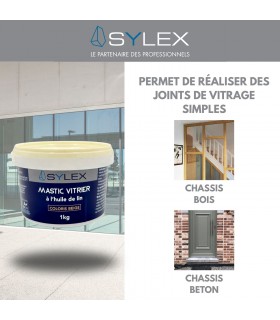 Mastic vitrier à l'huile de lin