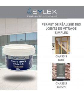 Mastic vitrier à l'huile de lin