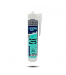Mastic Sylex SX 640 Silicone 3 en 1 - Joint sanitaire 280 ml