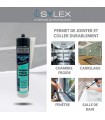 Mastic Sylex SX 640 Silicone 3 en 1 Silicone Tout 280ml