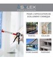 Pistolet Mastic Sylex Pro 1 scellement chimique