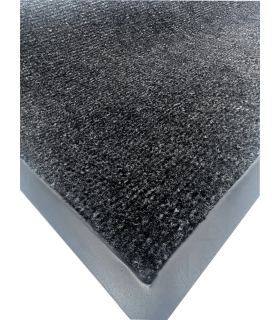 Tapis intérieur anti poussière absorbant Brazil noir 40cm x 60cm