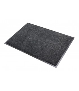 Tapis intérieur anti poussière absorbant Brazil noir 40cm x 60cm