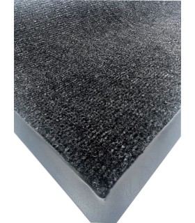 Tapis intérieur anti poussière absorbant Brazil noir 40cm x 60cm