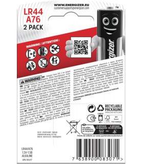 ENERGIZER BOUTON LR44 X2