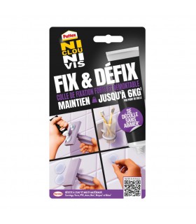 Colle démontable Pattex Fix & Défix ultra puissante 44g