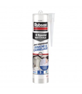 Mastic silicone joint douche carrelage Rubson 280ml