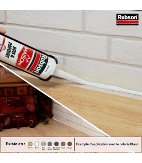 Mastic acrylique bois Rubson joints fissures 280ml