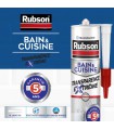 Ruban mastic bain cuisine Rubson étanchéité sanitaire 280ml