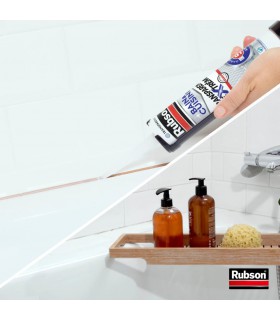 Ruban mastic bain cuisine Rubson étanchéité sanitaire 280ml