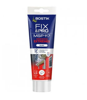 Colle de fixation Bostik MSP117 extrêmes blanc 150ml