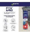 BOSTIK FIX&PRO MSP117 COND EXTREMES TUBE 150ML TRANSP