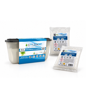 APPAREIL ABSORBEUR 40M2 + 2 recharges sachets 450g