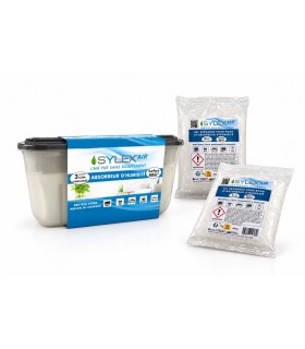 APPAREIL ABSORBEUR 40M2 + 2 recharges sachets 450g